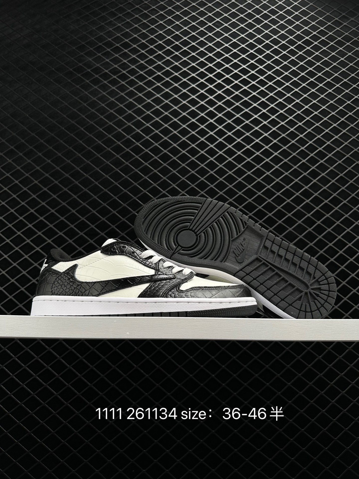 Travis Scott x Fragment x Air Jordan 1 Low“Military Blue”